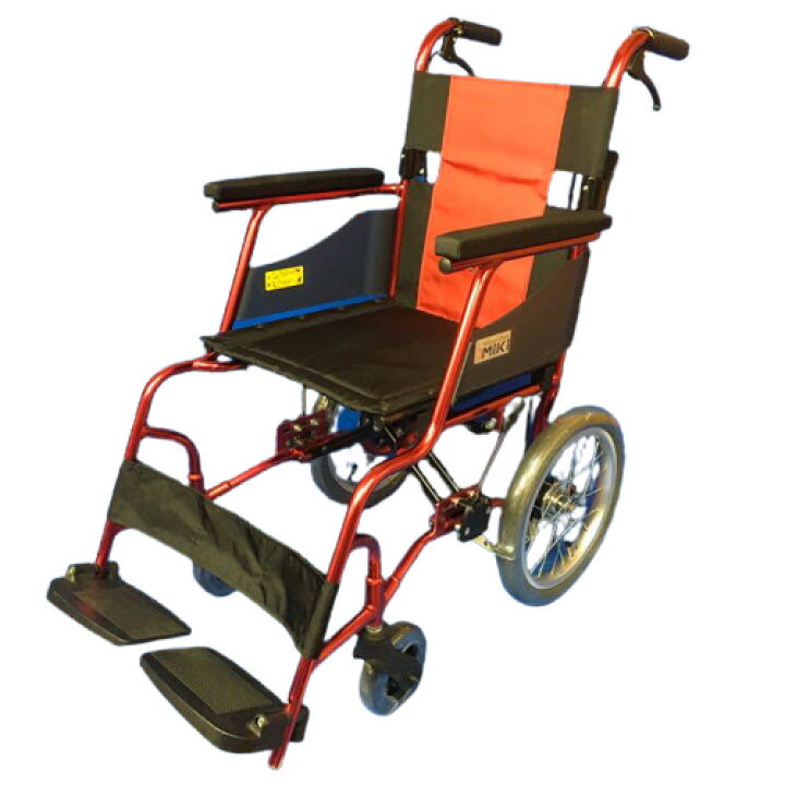 車いす (介助式・標準型) 軽量コンパクトタイプ キャリカル PMS-2BU Miki