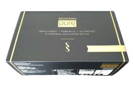 スムーズスキン pure fit 家庭用 光美容器 100万回照射 ヘッド付き 連射 最速0.46秒の高速照射 10段階調整 冷却不要 男女兼用 IPL光 ムダ毛ケア ピンポイント照射 イギリス 英国発の脱毛器 SMOOTHSKIN (ブラック)
