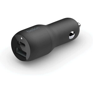 Belkin J[`[W[ 37W(USB-C 25W + USB-A 12W) ԍڏ[d USB PDΉ PPSΉ }[d iPhone/iPad/AndroidΉ ubN CCB004btBK