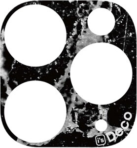 EYLE iPhone 11Pro / 11Pro Max �J�����t�B���� i's Deco �嗝�� BLACK XEI13-ID-A07