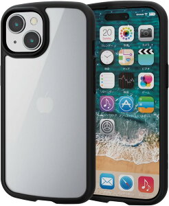 GR iPhone15 P[X TOUGH SLIM LITE wʃKX ϏՌ Ռz ^ y XgbvV[gt Xgbvz[t [SzũGA[NbVՌz] ubN PM-A23ATSLFCGBK