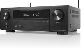 デノン Denon AVR-X1700H AVサラウンドレシーバー 7.2ch 8K Ultra HD、HDR10+、eARC対応/ブラック AVR-X1700HK