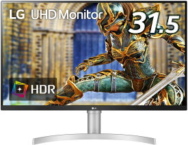 LG モニター ディスプレイ 32UN650-W 31.5インチ/4K/HDR/IPS非光沢/HDMI×2、DP/FreeSync対応/スピーカー搭載/フリッカーセーフ、ブルーライト低減/高さ調節/3年安心・無輝点保証