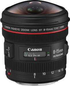 Canon ���L�p�Y�[�������Y EF8-15mm F4L �t�B�b�V���A�C USM �t���T�C�Y�Ή�