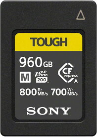 【動画・連写に】ソニー CFexpress Type Aメモリーカード CEA-M960T TOUGH 960GB(ILCE-1/FX6/FX3/FX30/ILCE-7SM3/ILCE-7M4対応)