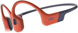 Shokz ショックス OpenSwim Pro ながら聴き オープンイヤー Bluetooth 5.4 骨伝導 MP3 IP68 スポーツ (レッド)