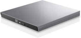 [macOS Big Sur 11.0 対応確認済製品]ロジテック DVDドライブ 外付け Mac 対応 USB3.0 タイプCケーブル付き M-DISC対応 グレー LDR-PVB8U3MGY