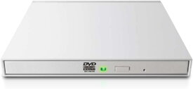 ロジテック DVDドライブ/USB2.0/薄型/Type-Cケーブル付/ホワイト