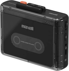 maxell Bluetooth対応 ポータブルカセットプレーヤー 充電式 ブラック MXCP-P100-BK