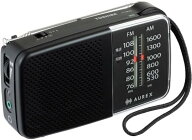 東芝　ホームラジオ　TY-KR20(K)　LEDライト付きホームラジオ