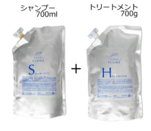 yZbgzTEMOI PLUME eC v[ Vv[ 700mL & wA}XN 700g SHAMPOO & HAIR MASK lߑւ