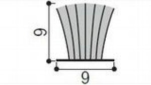 y[4܂ŁzƉeBXR ԃwAV[ No.9090 O[ 2m 9×9mm