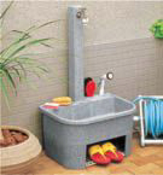 楽天市場】【直送品】タキロン 研ぎ出し流し 庭園600H型 W600×D450 