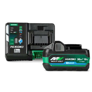 �n�C�R�[�L ���� BSL36A18BX 1�� + UC18YDML �}���[�d�� �o�b�e���[ �Z�b�g 2�|�[�g 36V 2.5Ah / 18V 5.0Ah �Ή� USB�[�d�[�q�t�� HiKOKI
