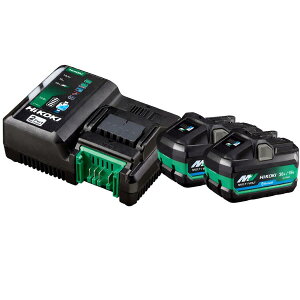 �n�C�R�[�L ���� BSL36B18BX 2�� + UC18YDML �}���[�d�� �o�b�e���[ �Z�b�g 2�|�[�g 36V 4.0Ah / 18V 8.0Ah �Ή� USB�[�d�[�q�t�� HiKOKI