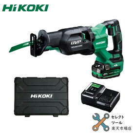ハイコーキ CR36DA (XPZ) フルセット コードレスセーバーソー 36V マルチボルト バッテリー 対応 レシプロソー 日立工機 電動工具 36V 対応 レシプロソー リチウムイオン電池 BSL36A18X 1個 急速充電器 UC18YDL2 ケース付 HiKOKI