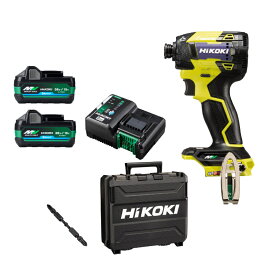 ハイコーキ WH36DD 純正フルセット 各色 (2XHLSZ) 2XHBSZ 2XHYSZ 2XHRSZ コードレスインパクトドライバー 本体 ケース バッテリ BSL36A18BX 2個 UC18YDML 充電器 アグレッシブグリーン ストロングブラック フロスティホワイト アイスグレー HiKOKI