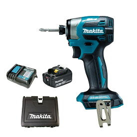 マキタ 純正 TD173 インパクトセット 本体 ケース DC18RF BL1860B バッテリー1個 充電器 セット 各色 インパクトドライバー TD173DZ TD173DZB TD173DZO AB AR ブルー ブラック オリーブ イエロー パープル ブラウン レッド ストラップ付き 18V makita