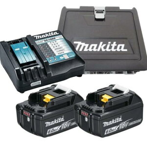 マキタ 純正 国内正規品 BL1860B 2個 + DC18RF + TD173 ケース セット 18V 6.0Ah バッテリー 急速充電器 ツールボックス 箱 14.4V BL1460B makita