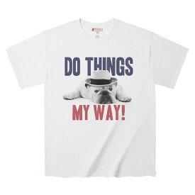 Tシャツ 可愛らしいフレンチブル　グラフィックデザイン