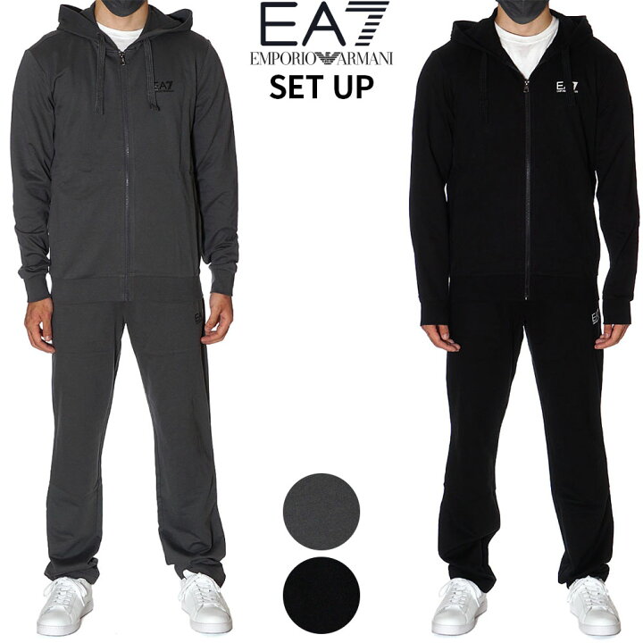 楽天市場 エンポリオアルマーニ Ea7 セットアップ メンズ Emporio Armani セットアップ スウェット上下 ジップパーカー Tracksuit 8npv50 Pj05z セレクトテイスト