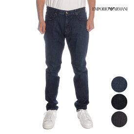 【在庫一掃プライス】エンポリオアルマーニ EMPORIO ARMANI ジーンズ デニム SLIM メンズ ブラック/ネイビー/ブルー 30/32/34/36/38 8N1J06 1D85Z