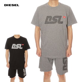 ディーゼル DIESEL セットアップ ルームウェア 上下 メンズ ブラック A09735 0BMAM