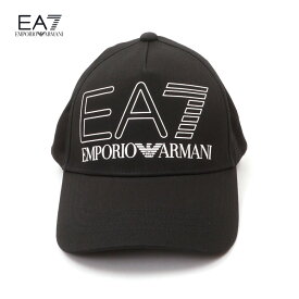 エンポリオ・アルマーニ EMPORIO ARMANI EA7 キャップ 帽子 メンズ ブラック 240142 4R102 42520【CP】