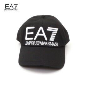 エンポリオ・アルマーニ EMPORIO ARMANI EA7 キャップ 帽子 メンズ ブラック×ホワイト 245091 CC980 42520【CP】