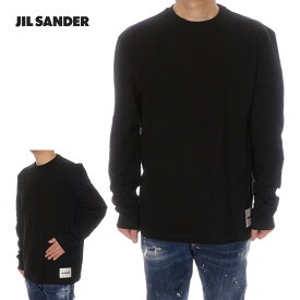 【在庫一掃プライス】ジルサンダー JIL SANDER ロングスリブTシャツ メンズ ブラック J47GC0002 J45048