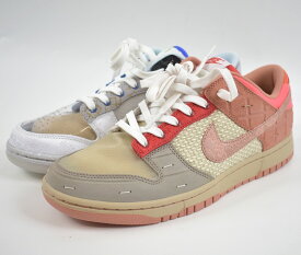 CLOT×NIKE/クロット×ナイキ　ダンク　ローカットスニーカー　DUNK LOW 　WHAT THE　FN0316-999　サイズ：27cm　カラー：ベージュ/レッド　ホワイト/ブラック【中古】【古着】【USED】【231106】【yast】