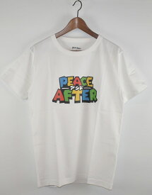 Peace and After/ピースアンドアフター　ロゴプリントTシャツ　サイズ：S　カラー：ホワイト【中古】【古着】【USED】【210218】【yast】【得得】