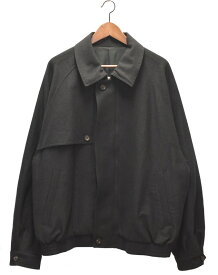 stein/シュタイン　23SS　オーバーサイズジップアップハリントンジャケット　Oversized Harrington Zip Jacket (WOOL)　ST. 508-1　サイズ：S　カラー：ブラック【中古】【古着】【USED】【240505】【未yast】
