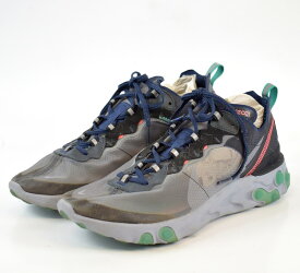 NIKE/ナイキ　リアクトエレメント87　ローカットスニーカー　REACT ELEMENT 87　AQ1090-005　サイズ：27.5cm　カラー：ブラック【中古】【古着】【USED】【220201】【yast】