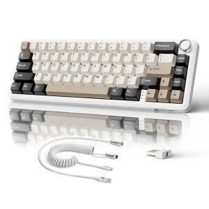 ATTACK SHARK X66 �Q�[�~���O�L�[�{�[�h �g���C�[���[�h�ڑ����[�h ���C�����X/BT/�L��