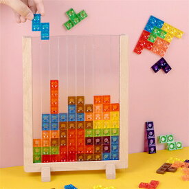 3D テトリス 積み木 知育玩具 パズルセット 組み立て おもちゃ プレゼント 早期開発 教育おもちゃ ギフト 誕生日 贈り物 クリスマス 創造力 好奇心を刺激す 五感 考える力