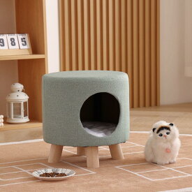 おしゃれ チェア ペットハウス キャットハウス インテリア 猫ハウス 小型犬 ねこ ペットベッド 椅子 保温 いぬ 収納スツール 室内 スツール