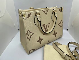 Louis Vuitton ルイヴィトン M45654 オンザゴー PM クレーム ポワドローズ 幻カラー 大人気カラー