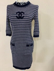 2020年春夏【送料無料】【最新作】【SELECTHOUSE☆セレクトハウス】【お買い得】CHANEL シャネルとても着やすいココマークニットワンピース国内即発送OK