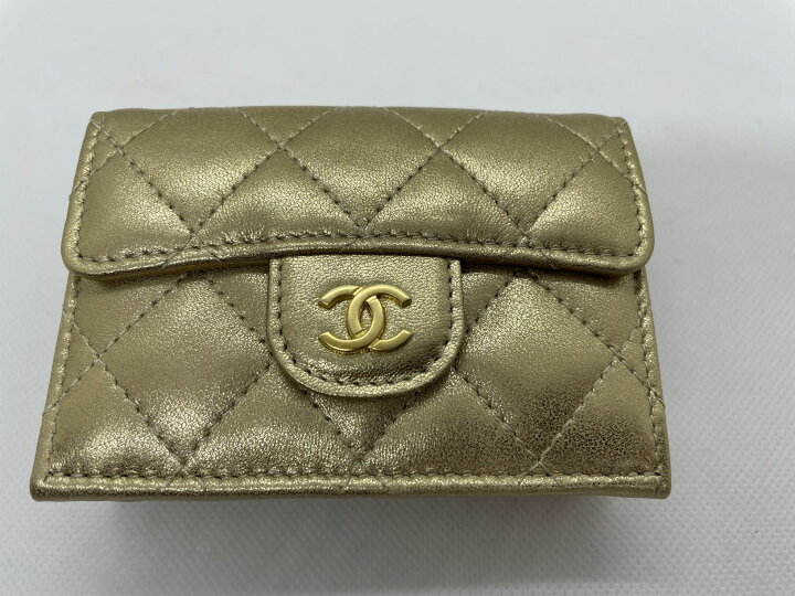 楽天市場】直営店リボン【新品】【金運アップのゴールドカラー】CHANEL 