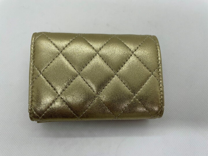 楽天市場】直営店リボン【新品】【金運アップのゴールドカラー】CHANEL 