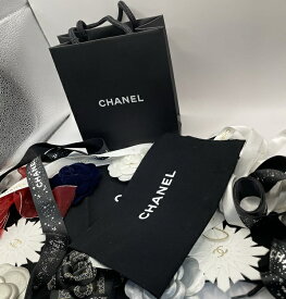 CHANEL 非売品【未使用】【SELECTHOUSE☆セレクトハウス】シャネル CHANEL　ロゴ入り保存袋と紙袋セット　ギフトに