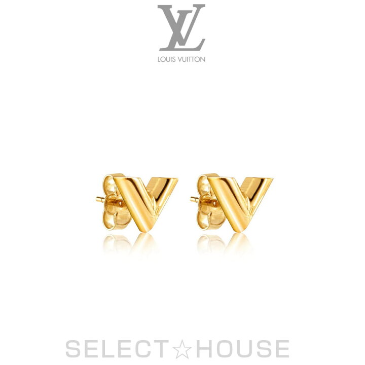 楽天市場】ルイヴィトン ピアス エセンシャル V ゴールド LOUIS 