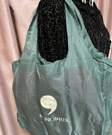 新カラー新作 ミントグリーン 日時指定不可　フランス モノプリ SELECTHOUSEセレクトハウス日本未入荷Monoprix エコバッグ　 パリ モノプリ 丈夫で軽い