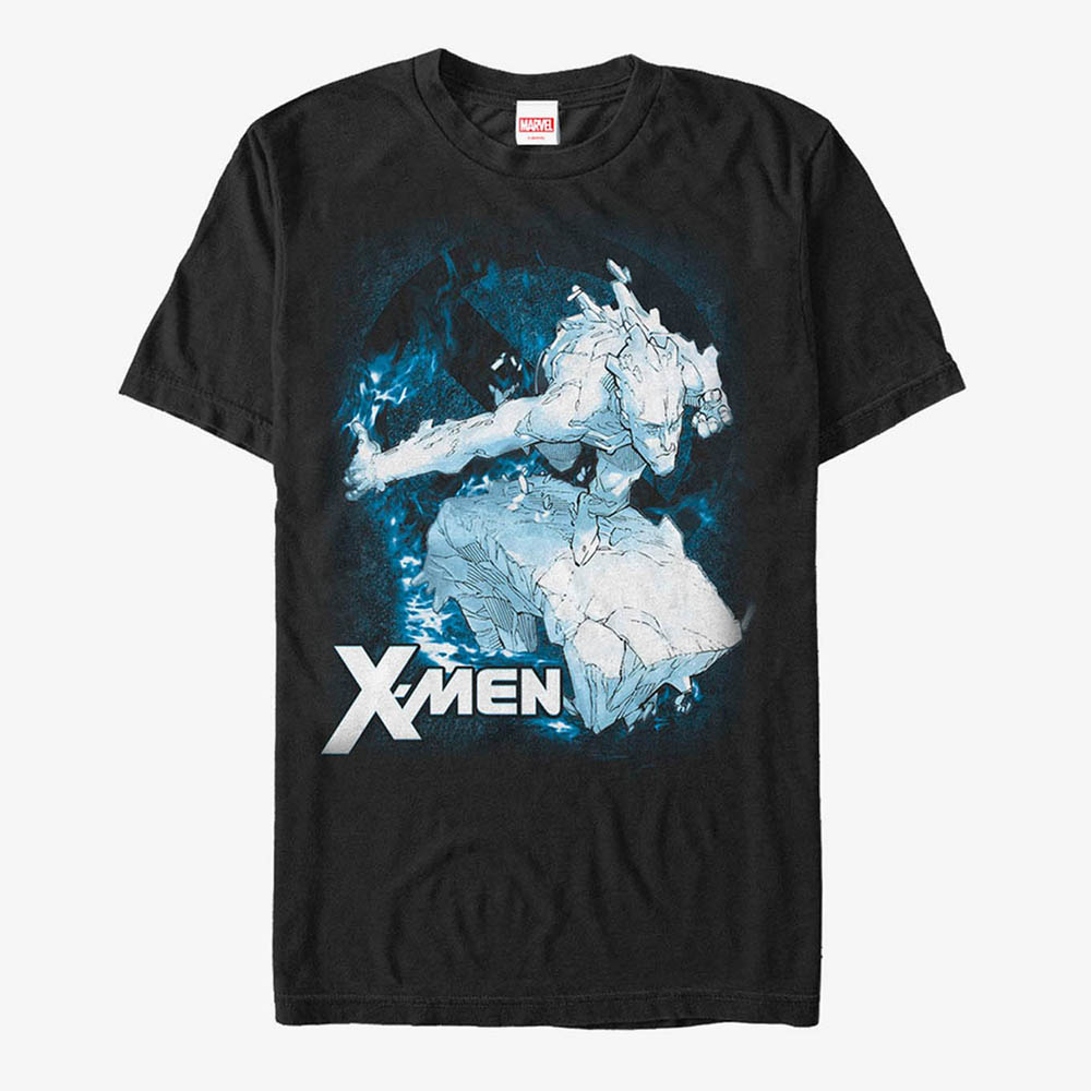無料 海外限定 マーベル Tシャツ Marvel レディース Xメン メンズ兼用 半袖 アイスマン