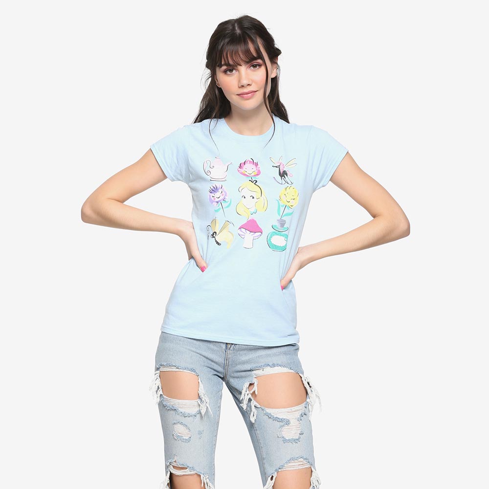 輝く高品質な ふしぎの国のアリス Tシャツ ディズニー Disney ふしぎの国のアリス 半袖 レディース Unitedlabs Com Kw