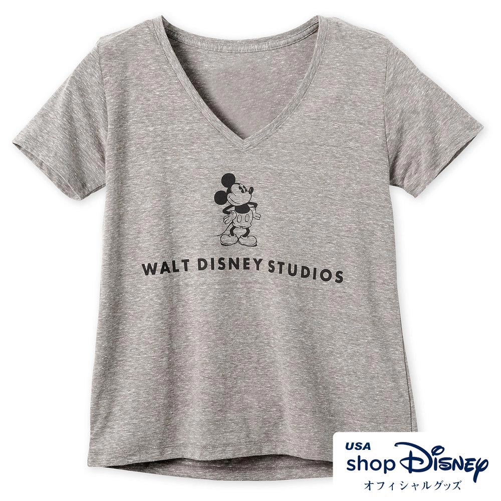 海外限定ディズニーグッズ 国内未展開アイテム ディズニー Disney ミッキーマウス 半袖 Tシャツ レディース