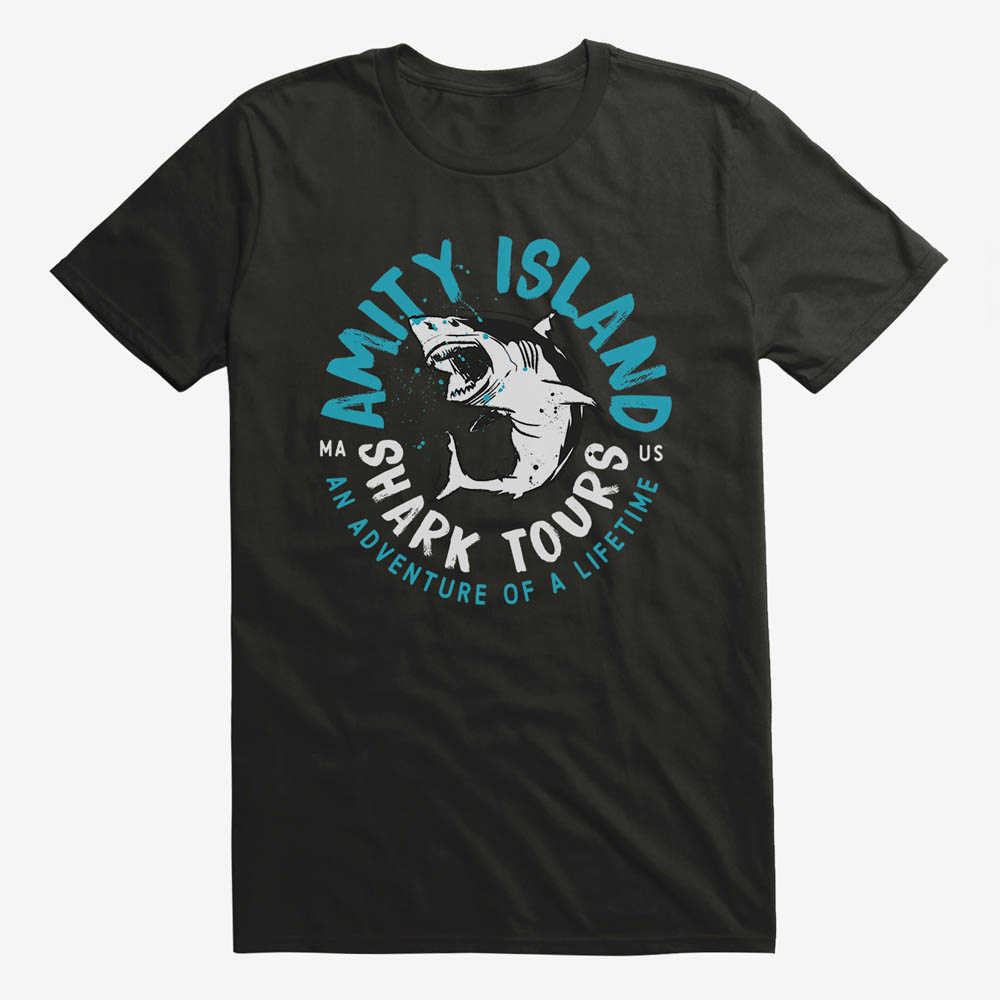 超大特価 ジョーズ Tシャツ Jaws ジョウズ 海外映画 Movie Amity Island Shark Tours T Shirt メンズ 50 Off Hart2hartfarm Org