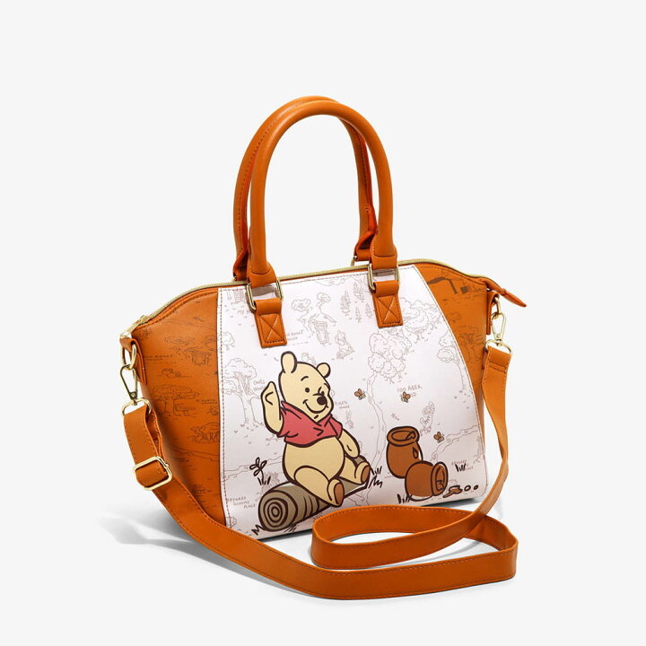 楽天市場 ラウンジフライ ディズニー くまのプーさん バッグ サッチェルバッグ Disney Winnie The Pooh Hundred Acre Wood Satchel Bag 映画エンタメショップ Selection