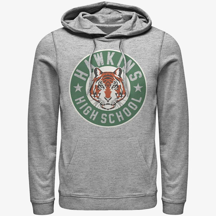 楽天市場】ストレンジャーシングス パーカー Stranger Things Hawkins High Tiger Emblem Hoodie  レディース メンズ : 映画エンタメショップ SELECTION